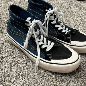 Vans - Off the Wall - Sk8 shoes - blue and black - 9.5 Men